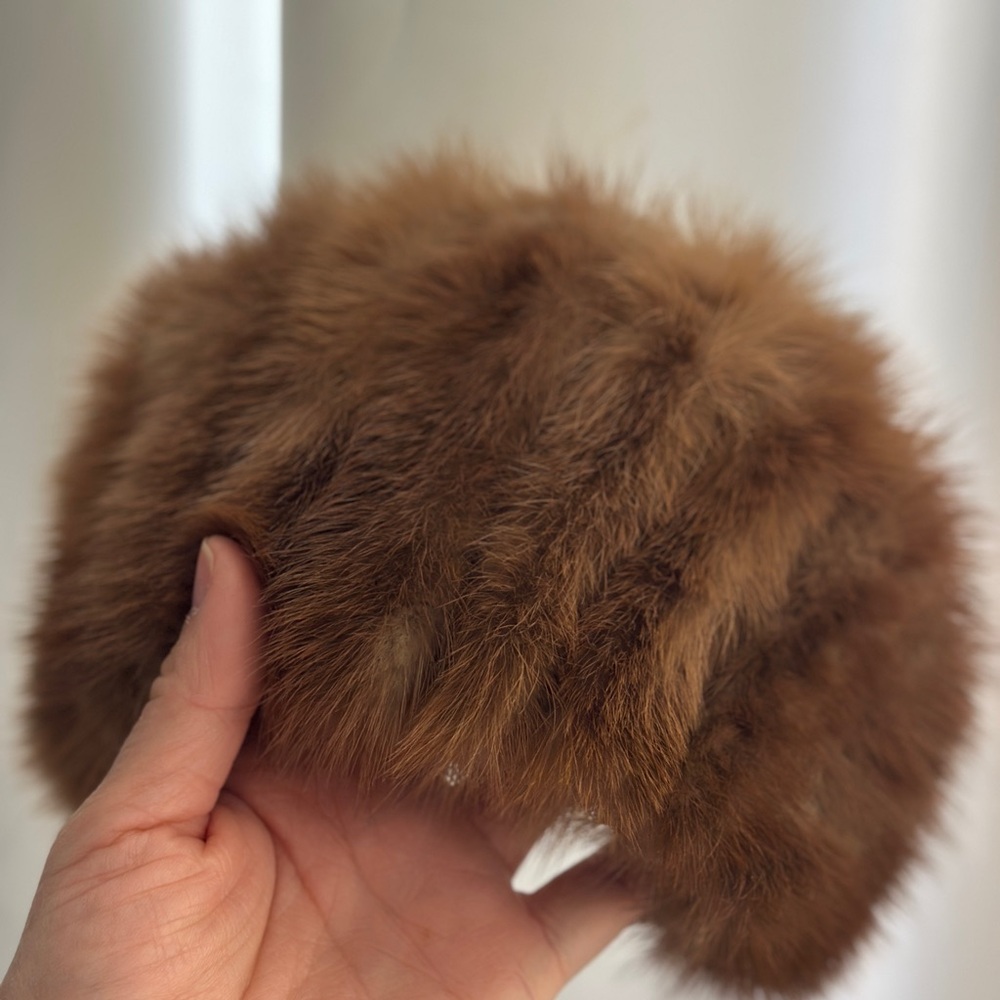 Vintage fur head band medium size - Picture 2 of 16